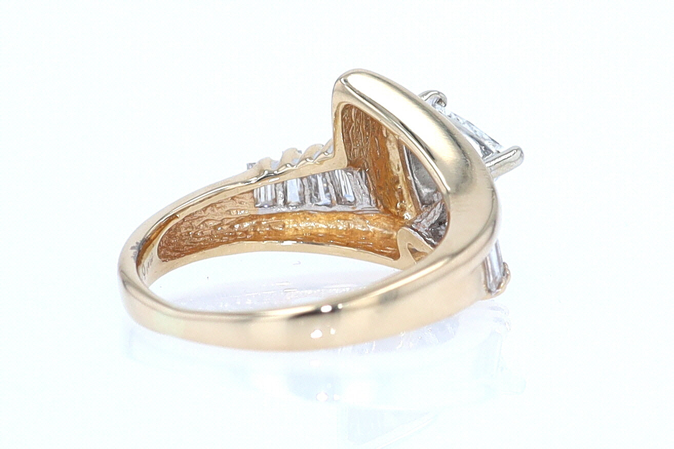 Star Trek Trillion Diamond Engagement Ring