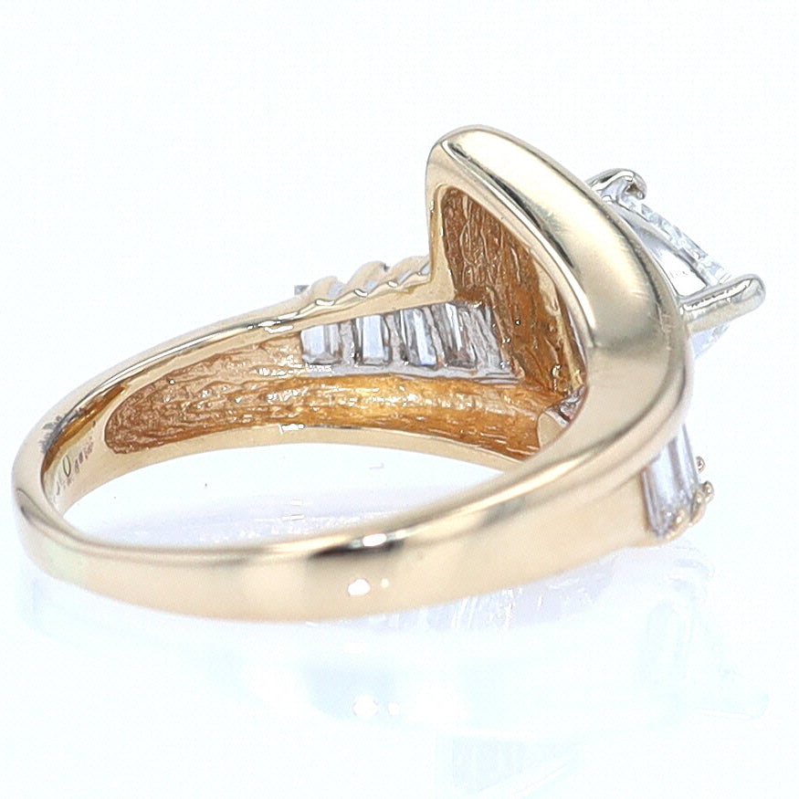 Star Trek Trillion Diamond Engagement Ring
