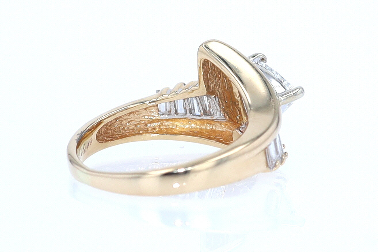 Star Trek Trillion Diamond Engagement Ring