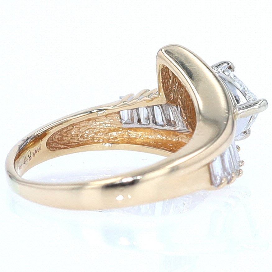 Star Trek Trillion Diamond Engagement Ring