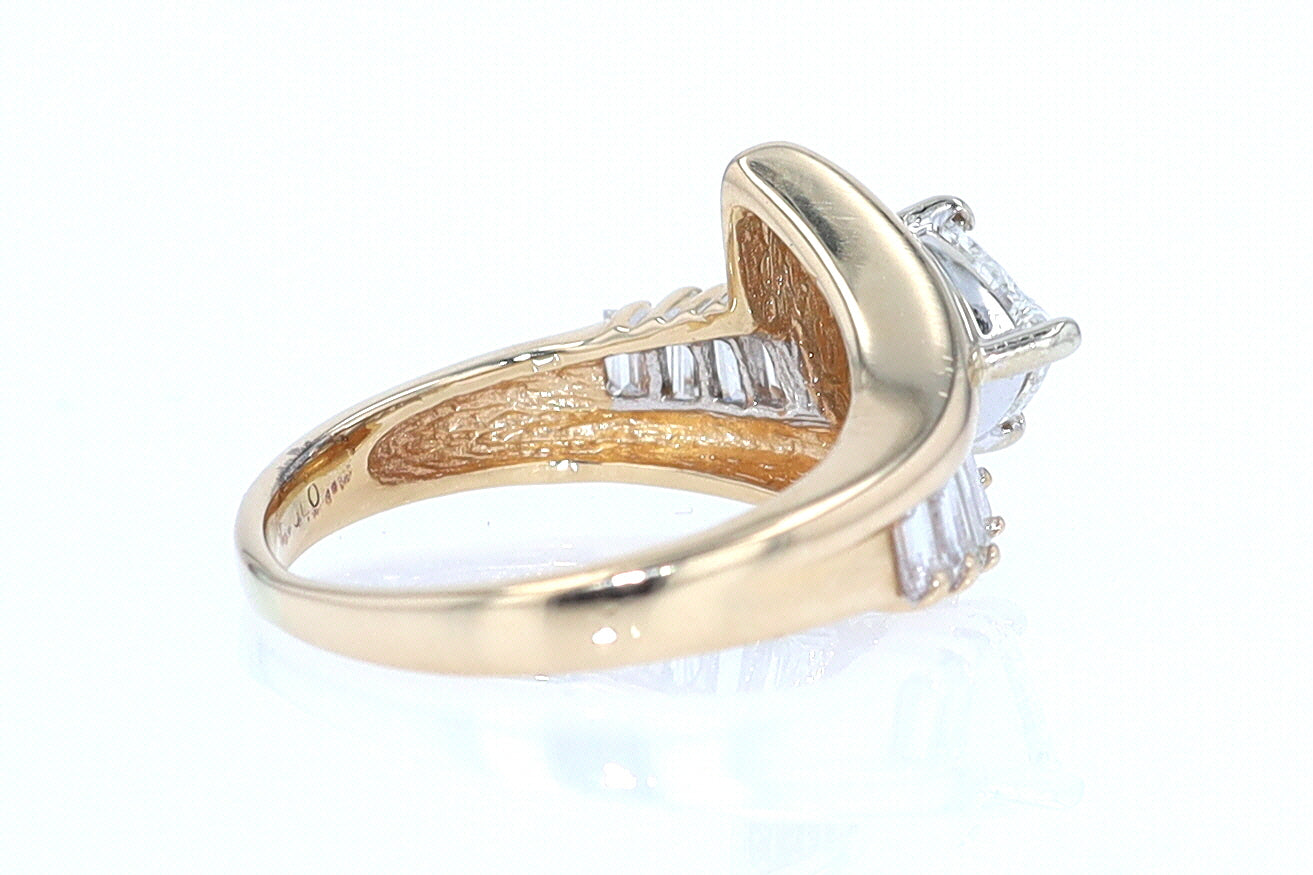 Star Trek Trillion Diamond Engagement Ring