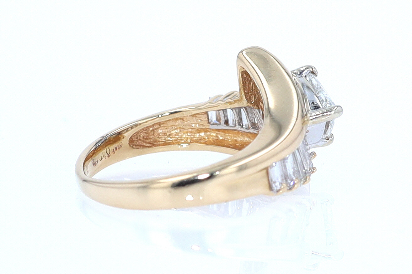 Star Trek Trillion Diamond Engagement Ring