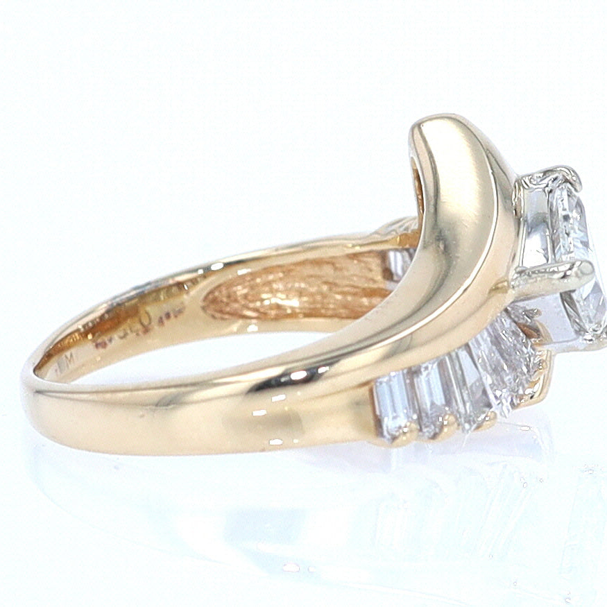Star Trek Trillion Diamond Engagement Ring