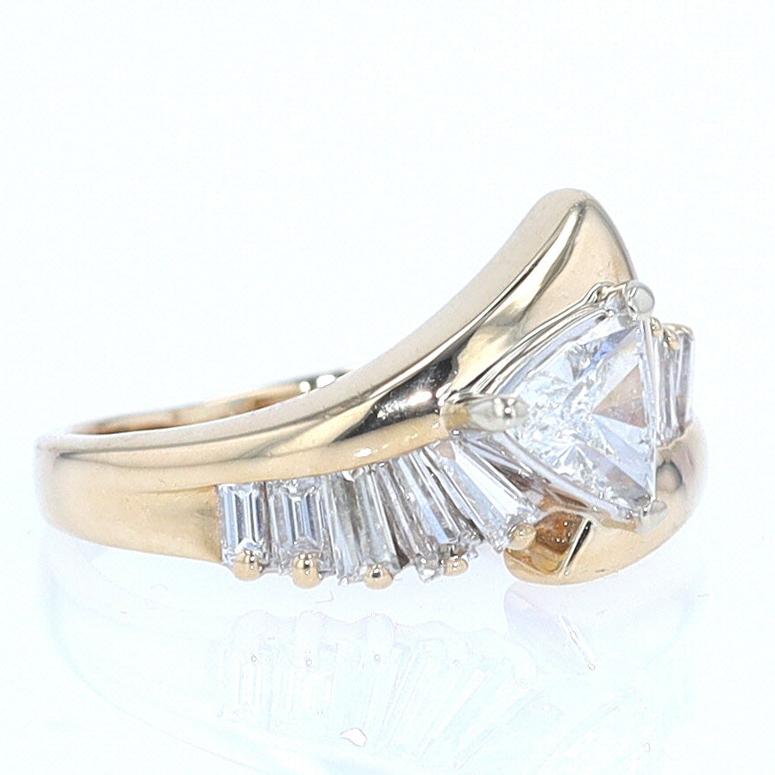 Star Trek Trillion Diamond Engagement Ring