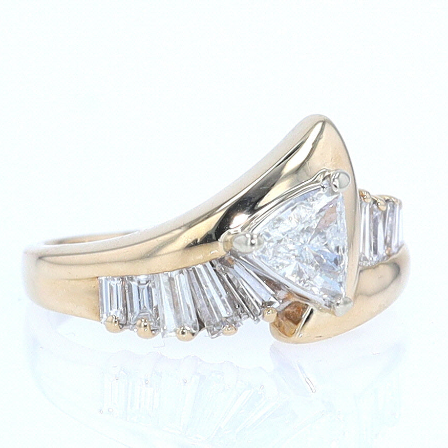 Star Trek Trillion Diamond Engagement Ring
