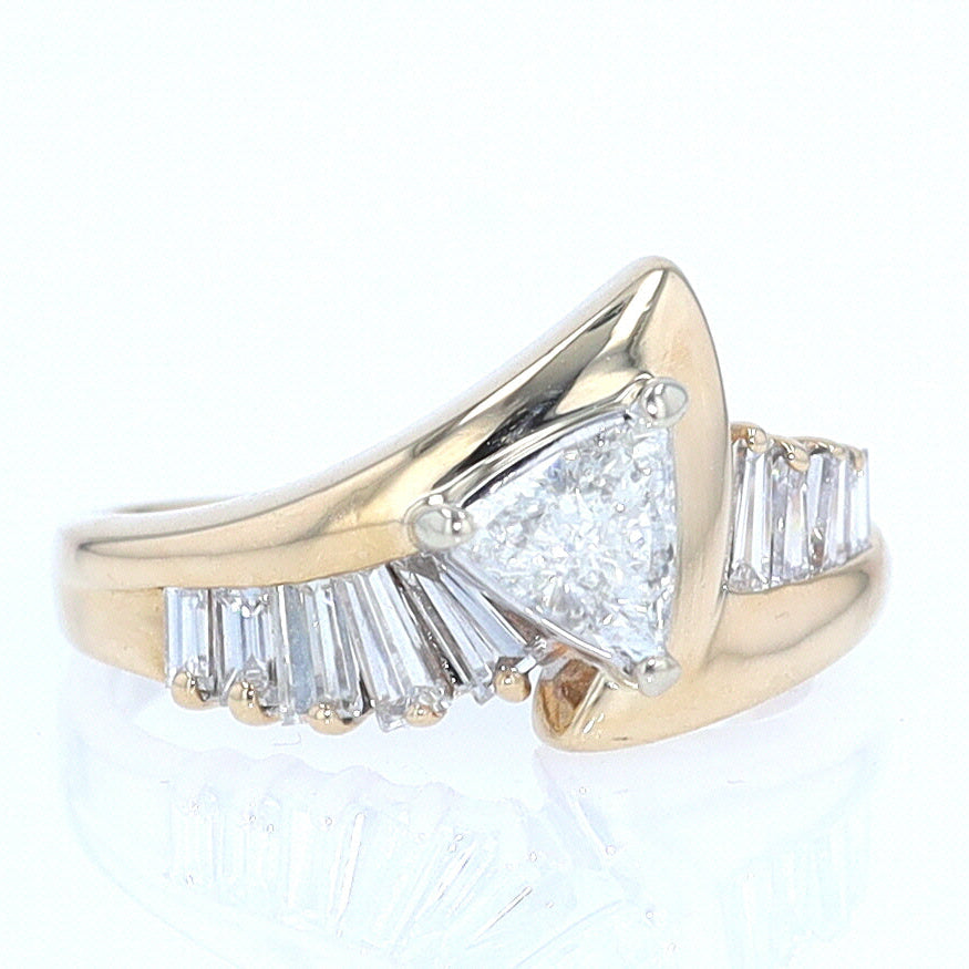 Star Trek Trillion Diamond Engagement Ring