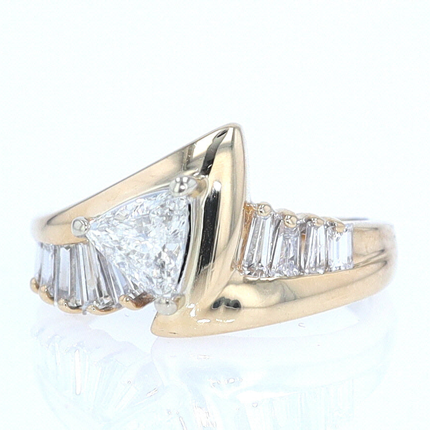 Star Trek Trillion Diamond Engagement Ring