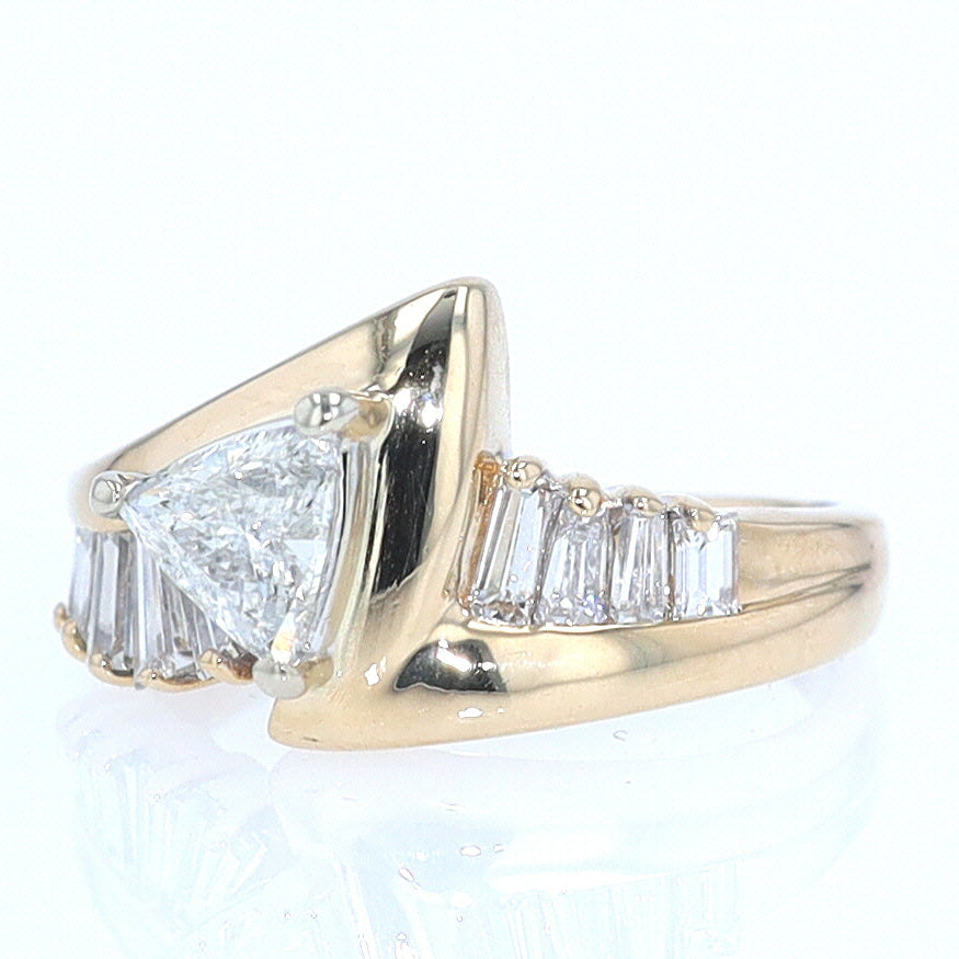 Star Trek Trillion Diamond Engagement Ring
