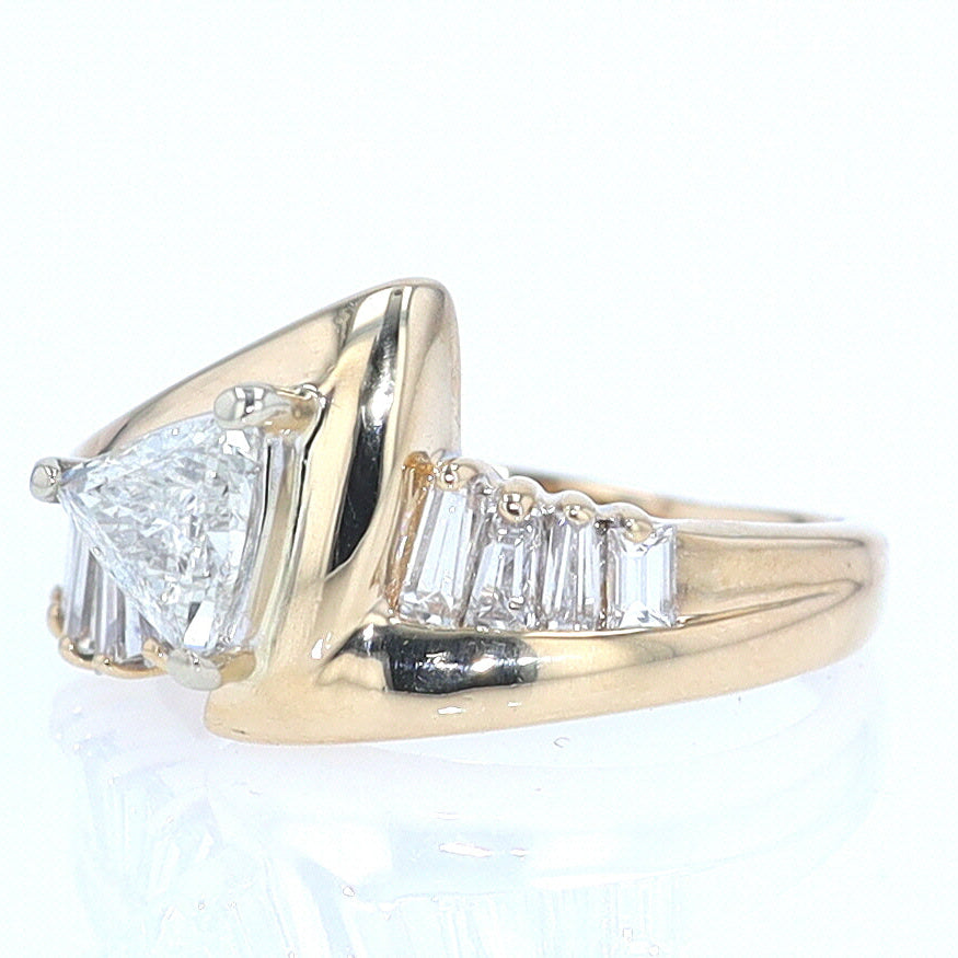 Star Trek Trillion Diamond Engagement Ring