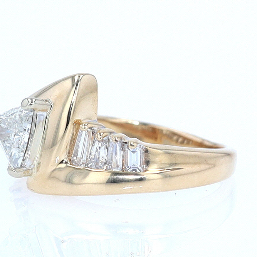 Star Trek Trillion Diamond Engagement Ring