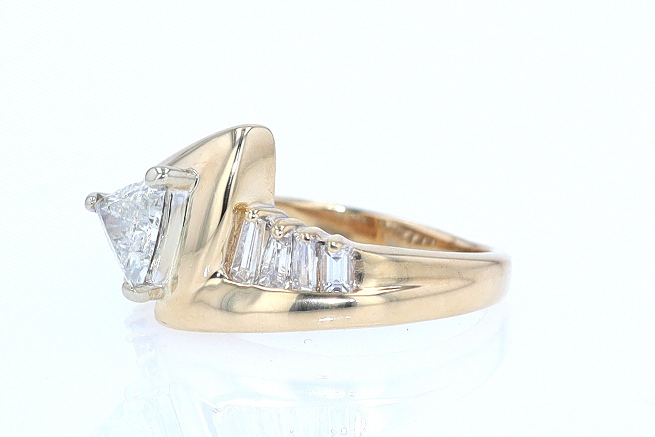 Star Trek Trillion Diamond Engagement Ring