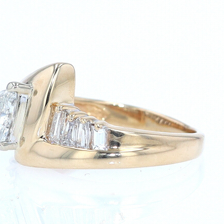 Star Trek Trillion Diamond Engagement Ring