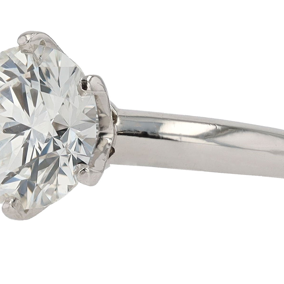 Tiffany & Co 3.24ct Round Brilliant Solitaire Engagement Ring GIA Certified