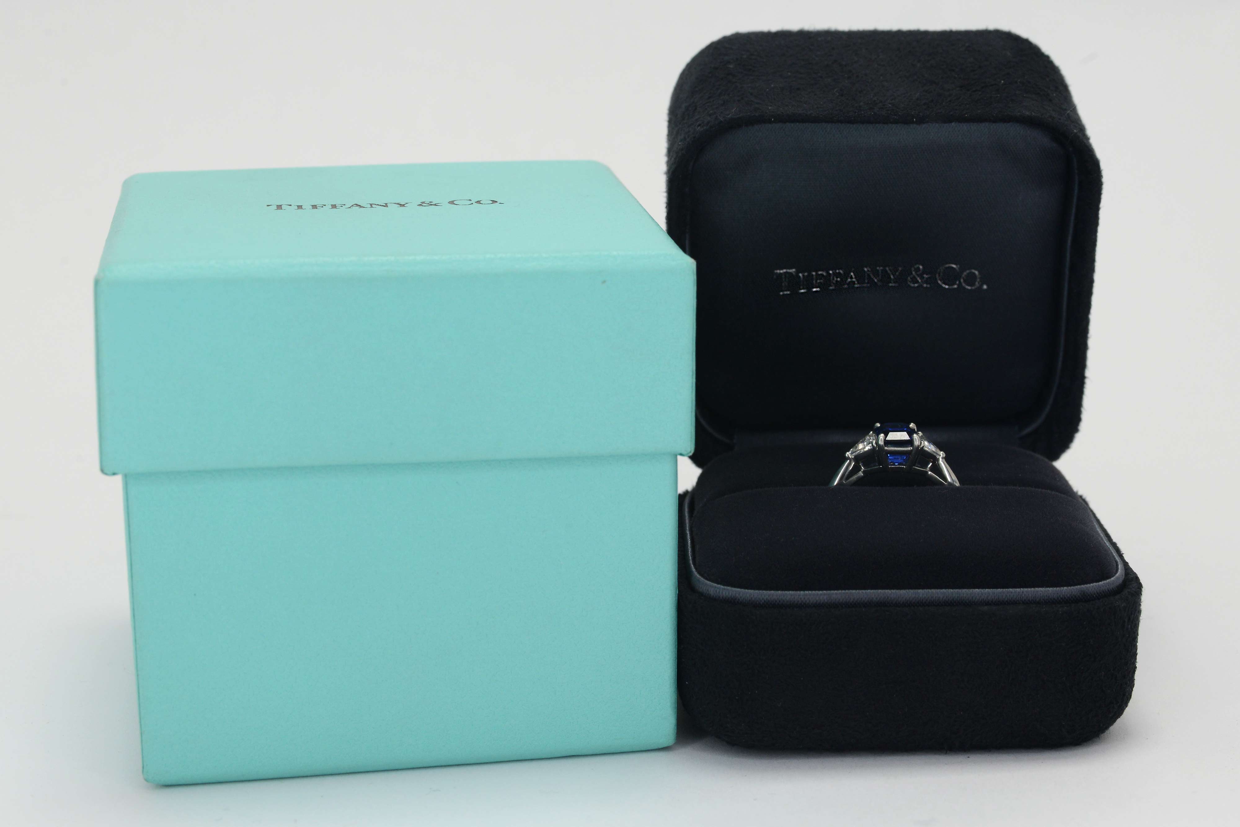 Tiffany & Co. 2.13 Carat Sapphire Engagement Ring