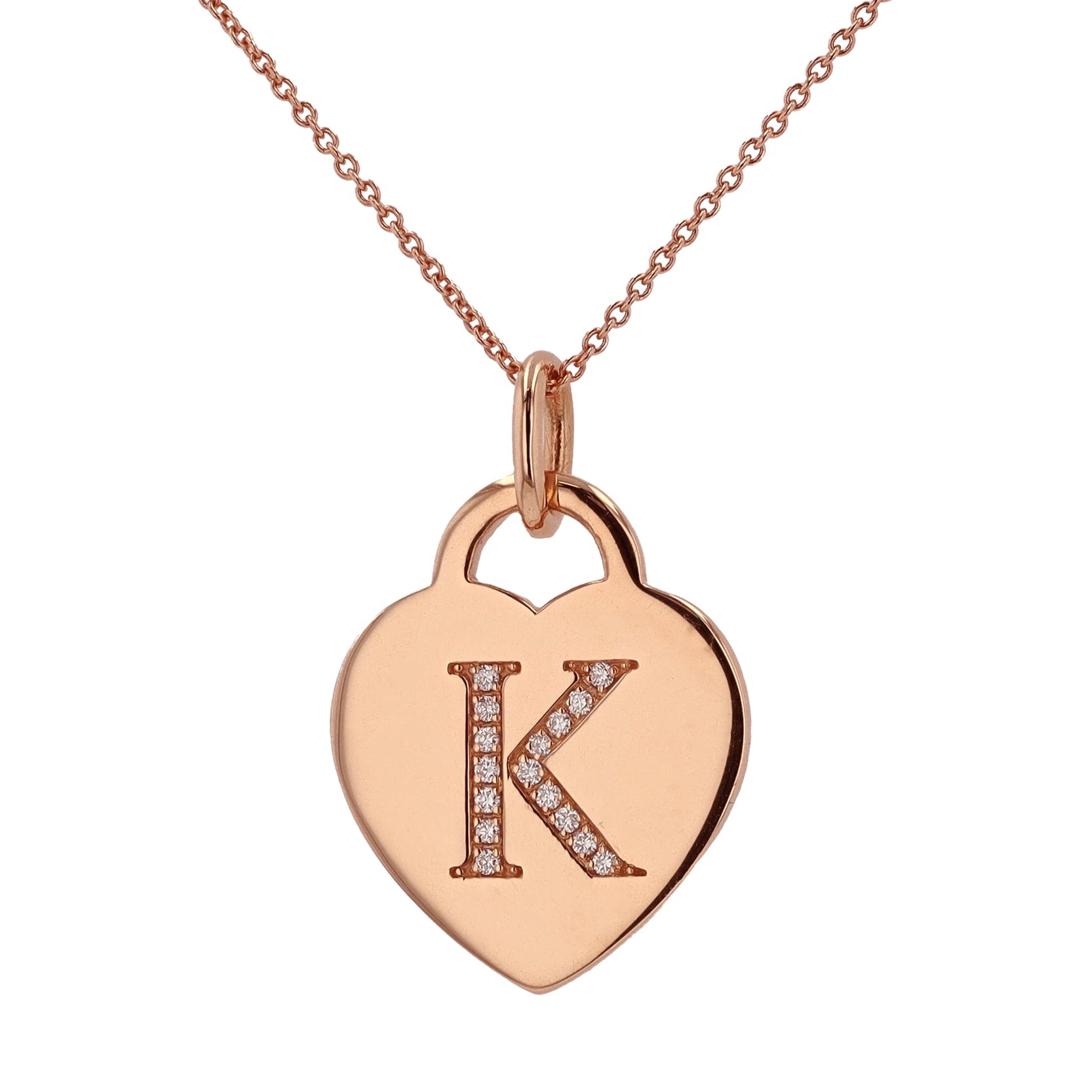 Tiffany K Letter Pendant
