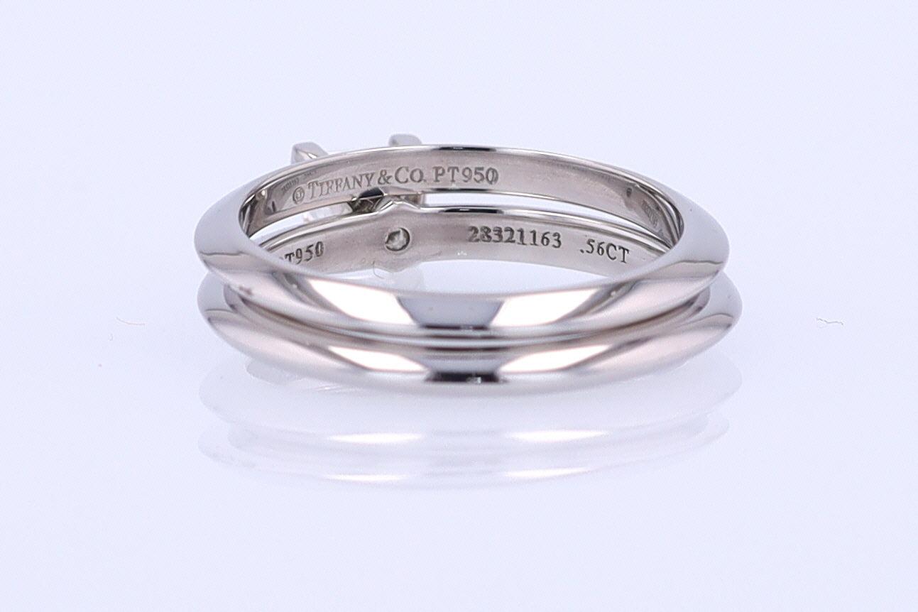 Tiffany & Co. Princess Cut Diamond Engagement Ring & Wedding Band