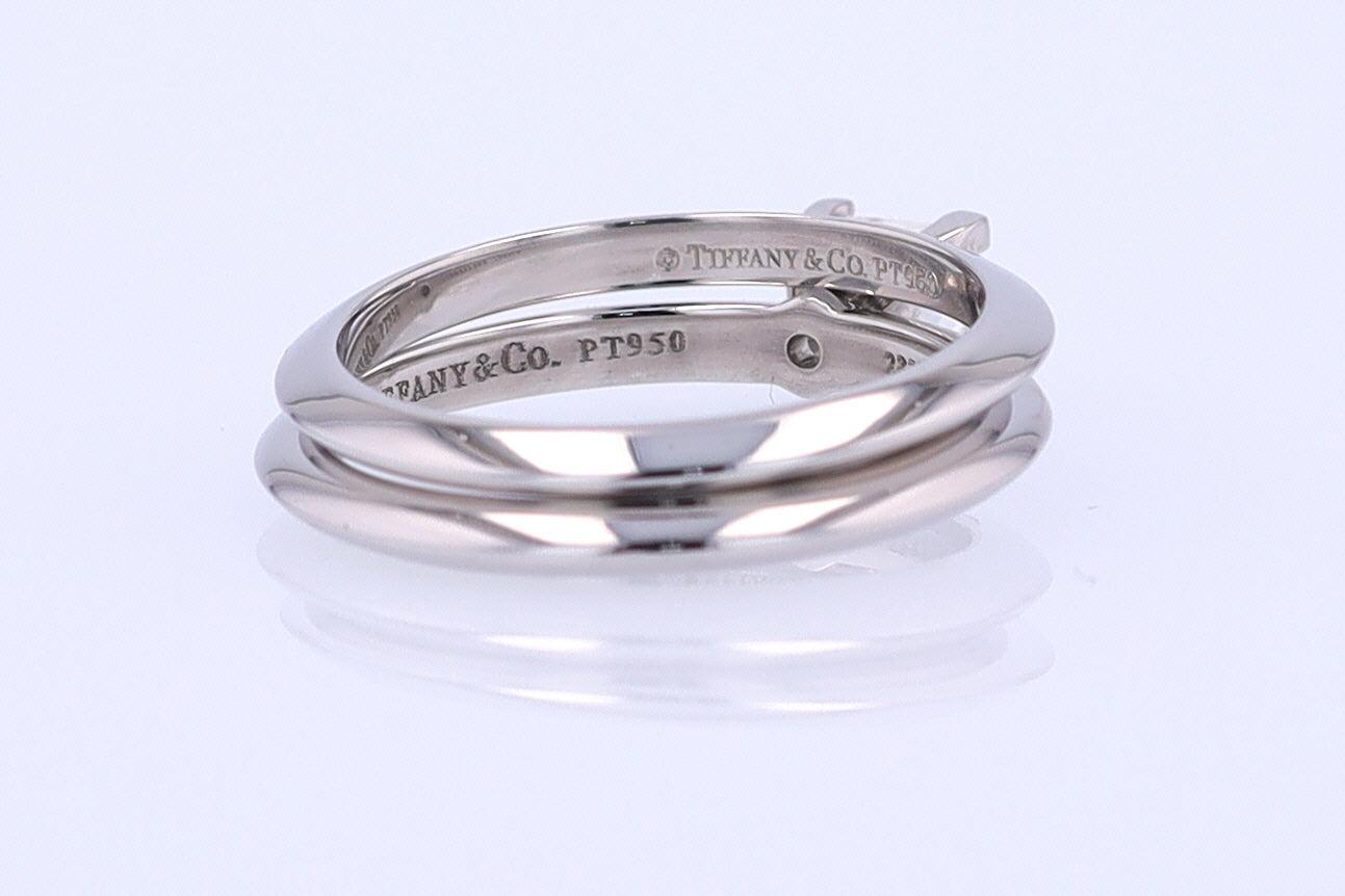 Tiffany & Co. Princess Cut Diamond Engagement Ring & Wedding Band