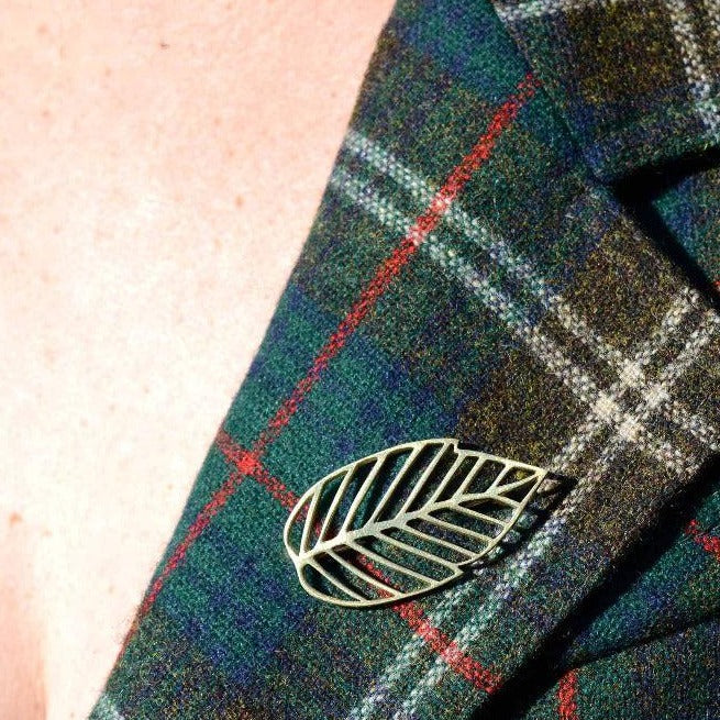 Tiffany & Co. Vintage 1980s Monstera Leaf Pin