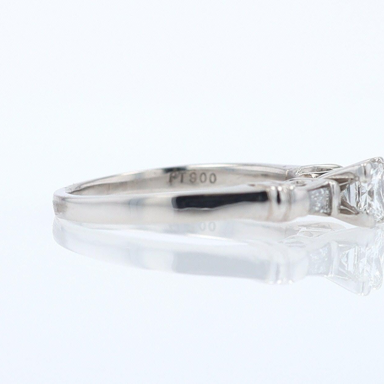 Vintage 1/2 Carat Petite Princess Cut Diamond Engagement Ring