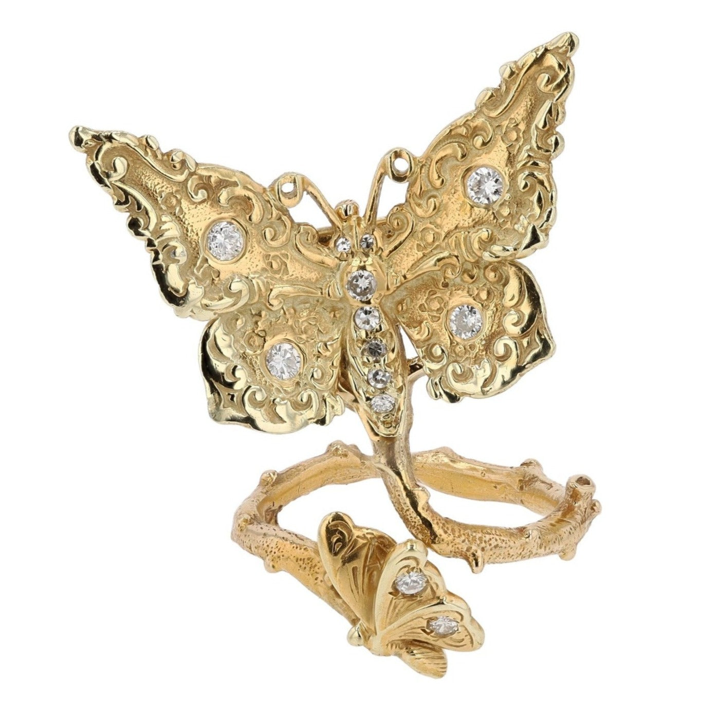 Vintage Butterfly Ring