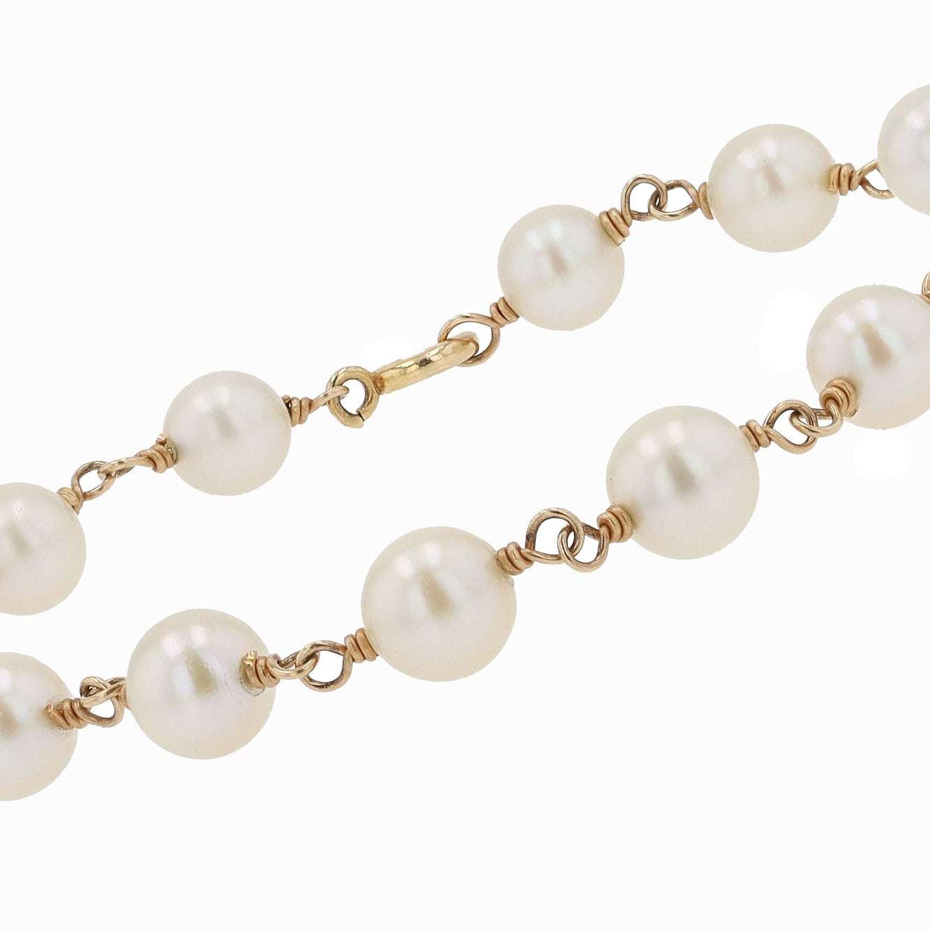 Vintage Pearl Station Bracelet