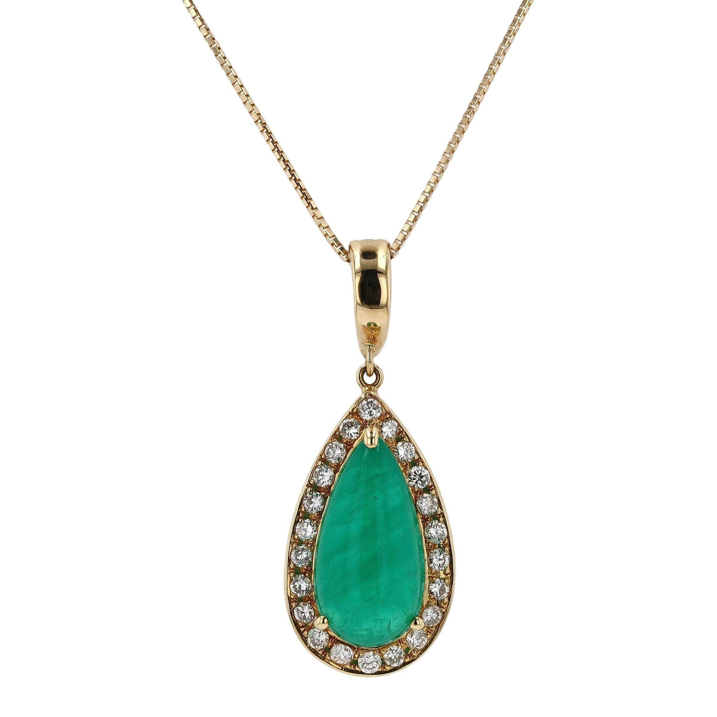 5 Carat Emerald Pendant