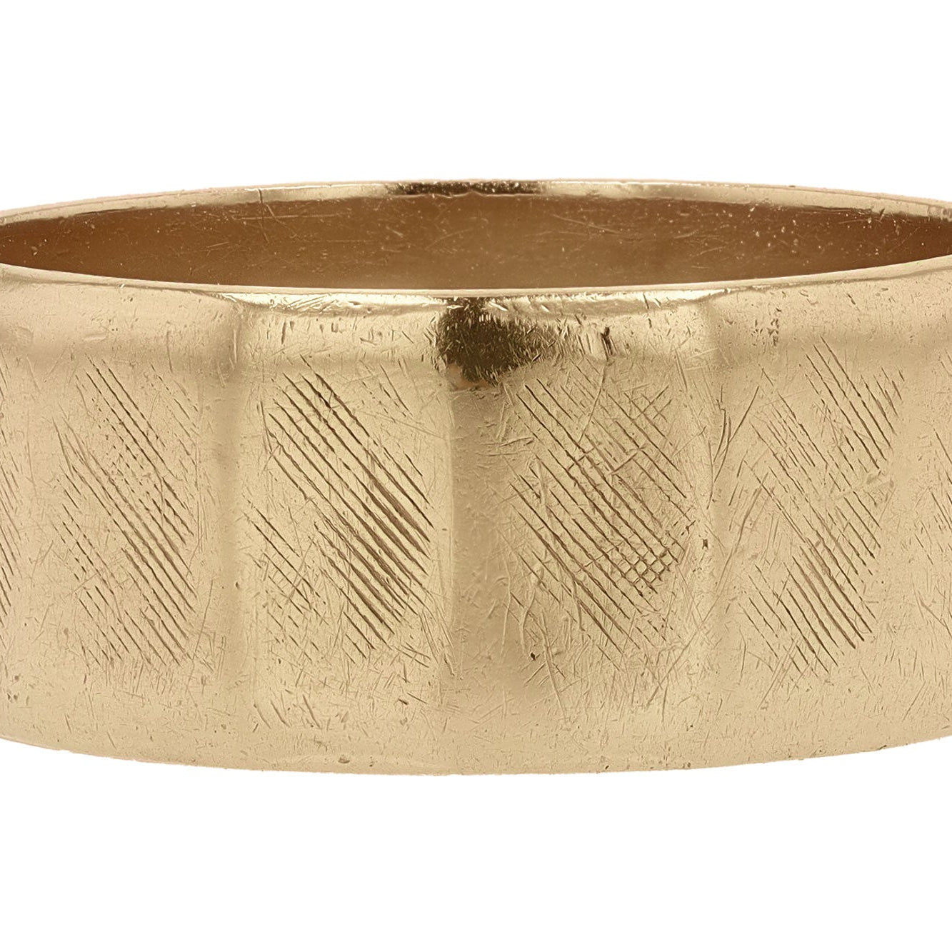 Vintage 6 Grams 14k Yellow Gold Florentine Band