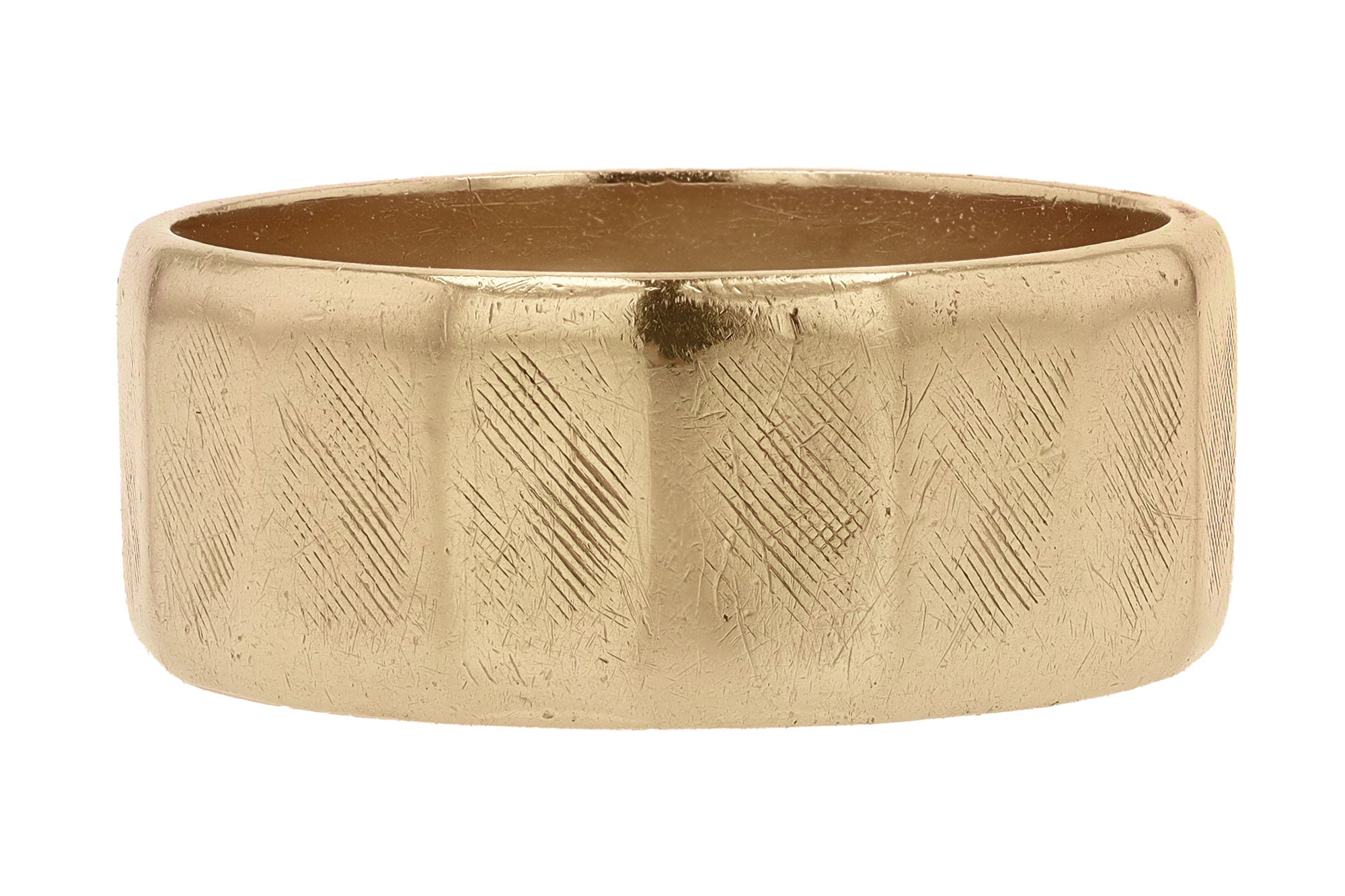 Vintage 6 Grams 14k Yellow Gold Florentine Band