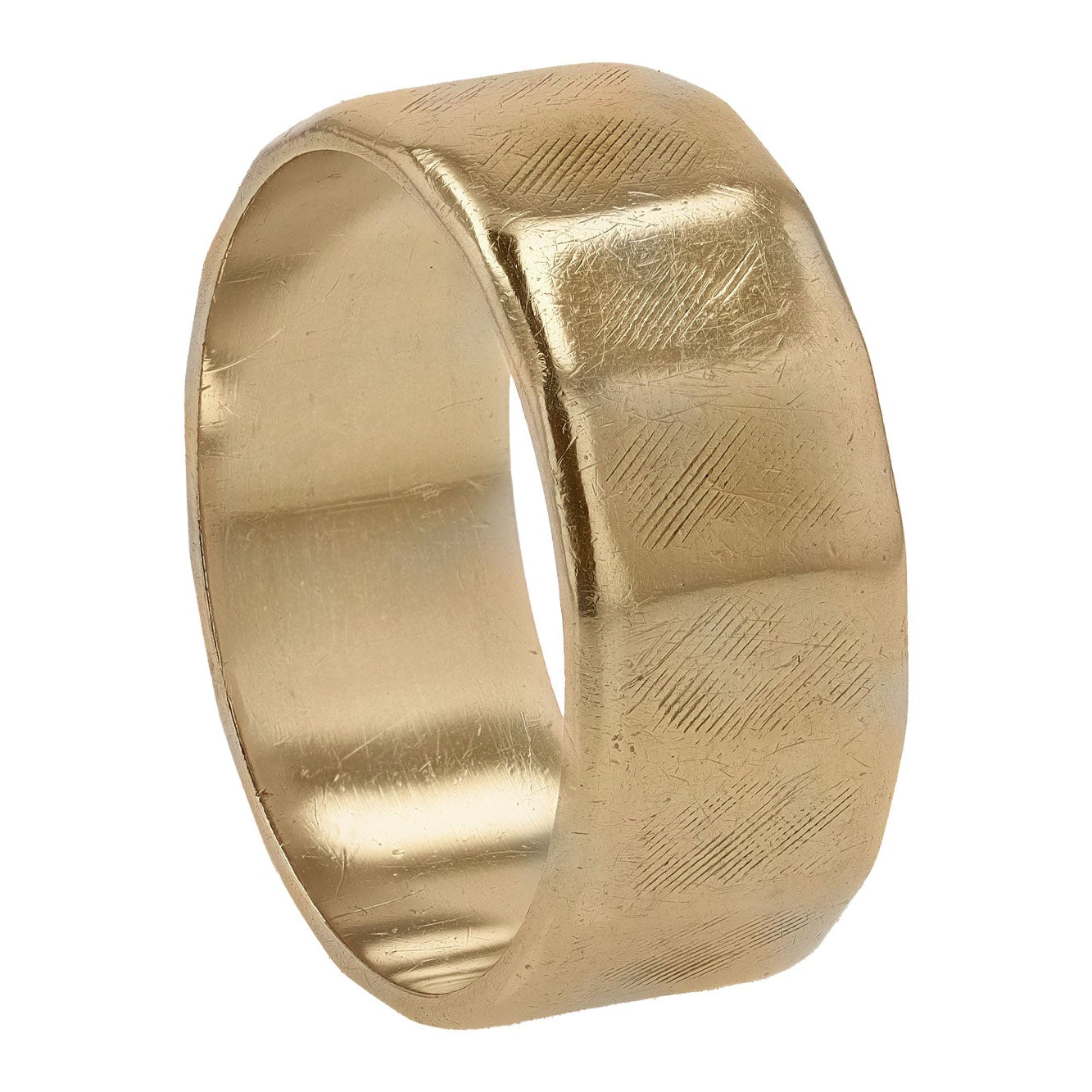 Vintage yellow gold band
