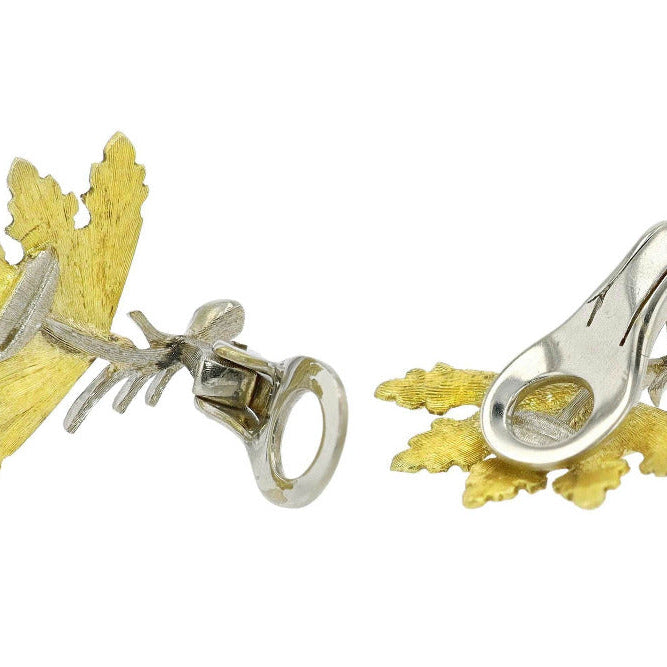 Buccellati Foglia Cardo Earrings