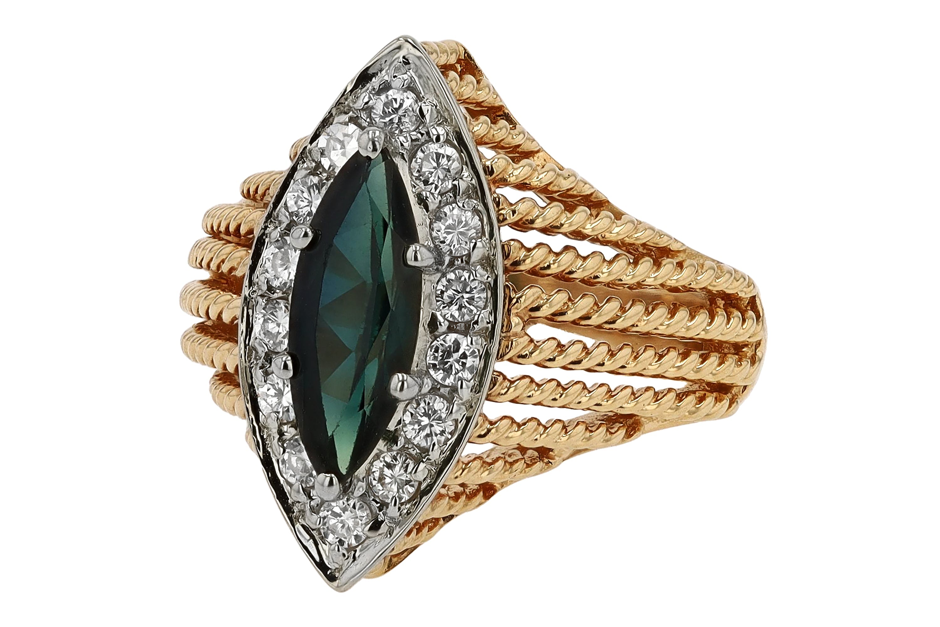 Vintage Sapphire Engagement Ring