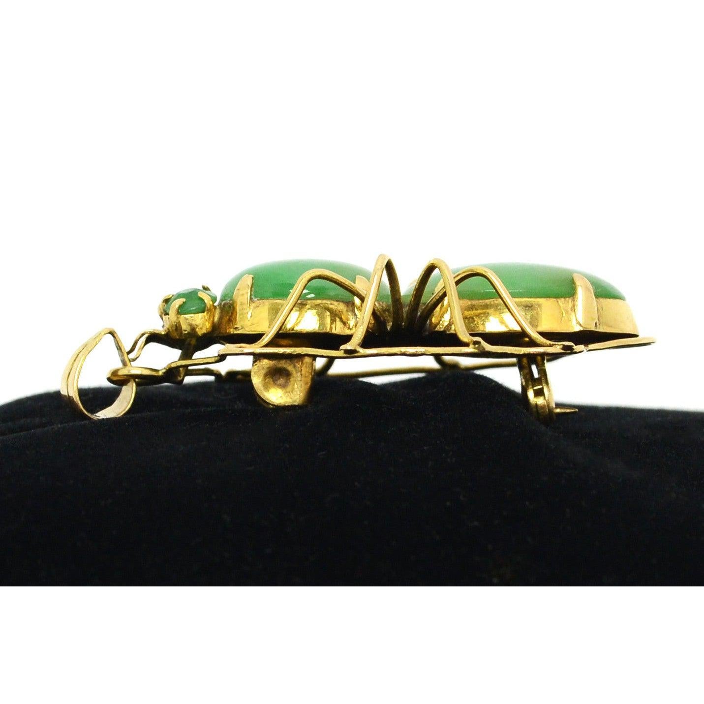 antique spider brooch pin