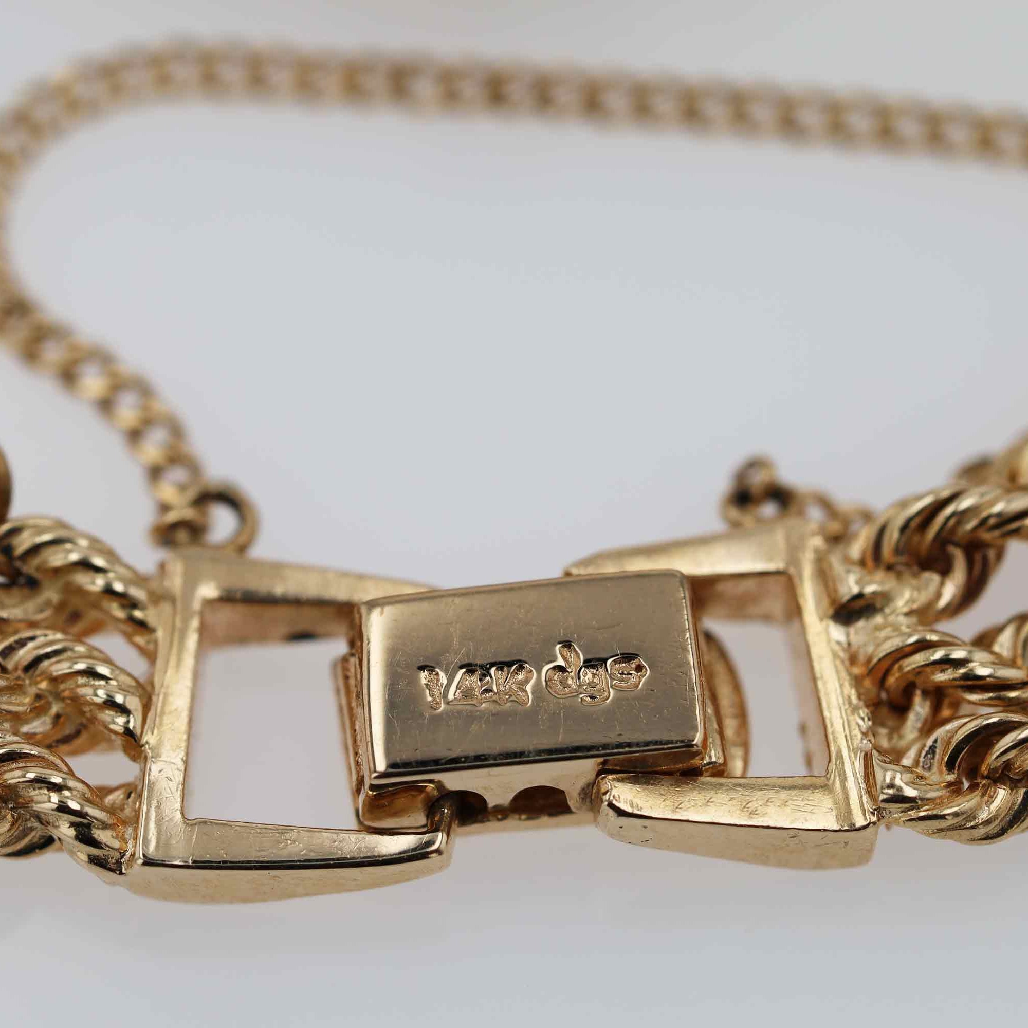 Vintage Tiffany & Co. 3 Strand Rope Cocktail Watch