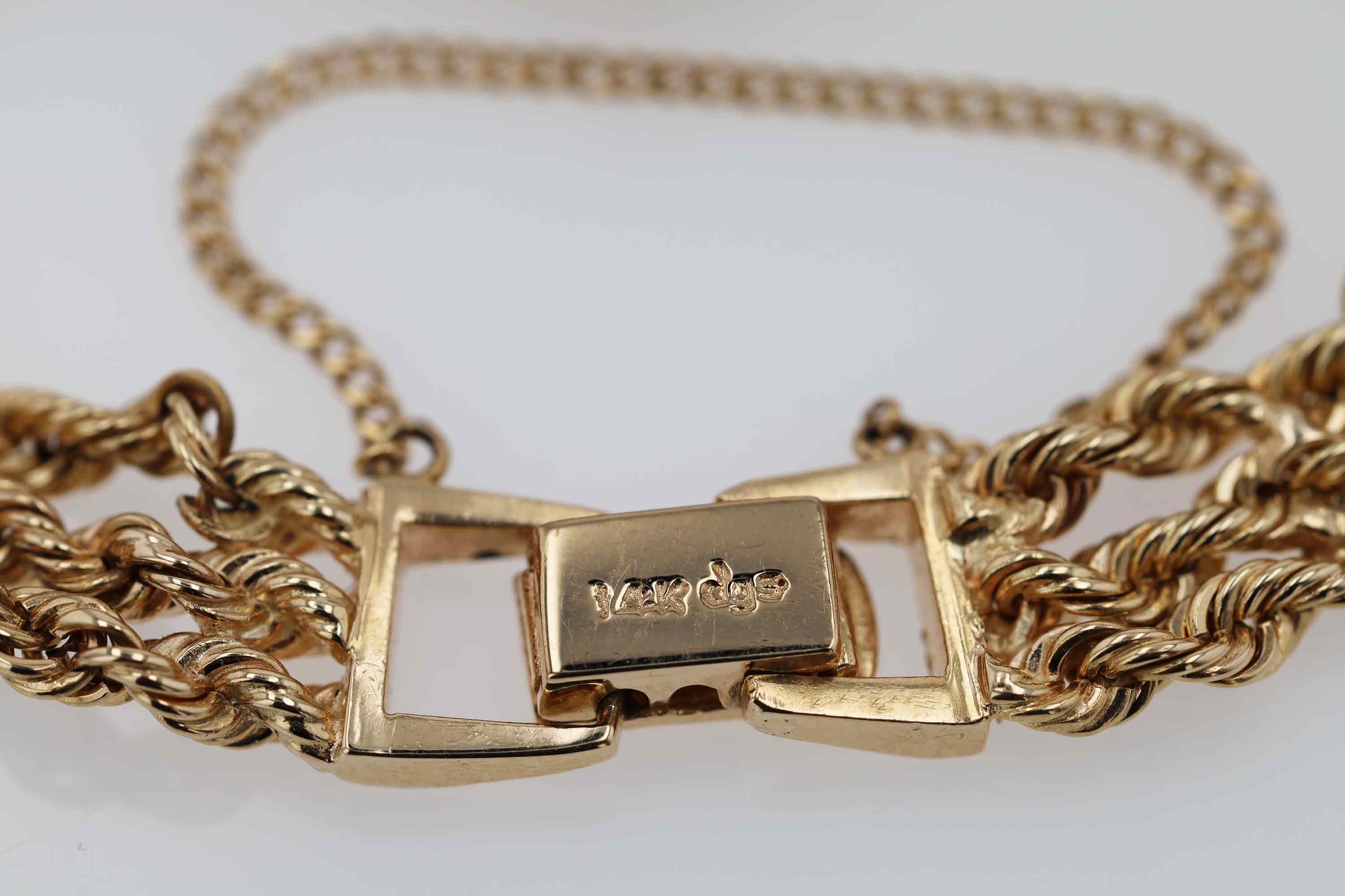 Vintage Tiffany & Co. 3 Strand Rope Cocktail Watch