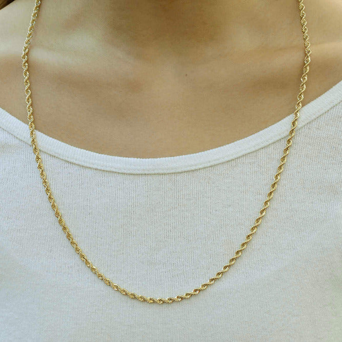 Vintage Tiffany & Co. Long Gold French Rope Chain
