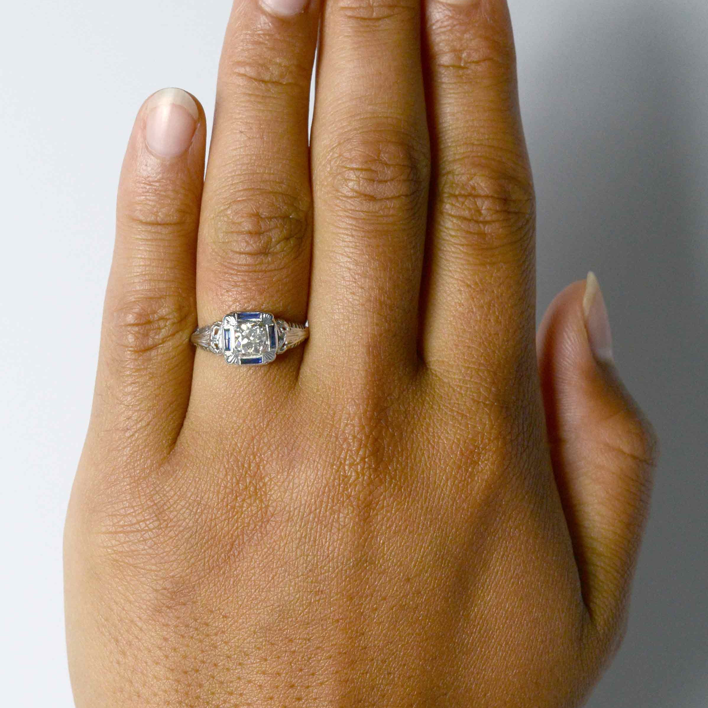 Square Engagement Ring