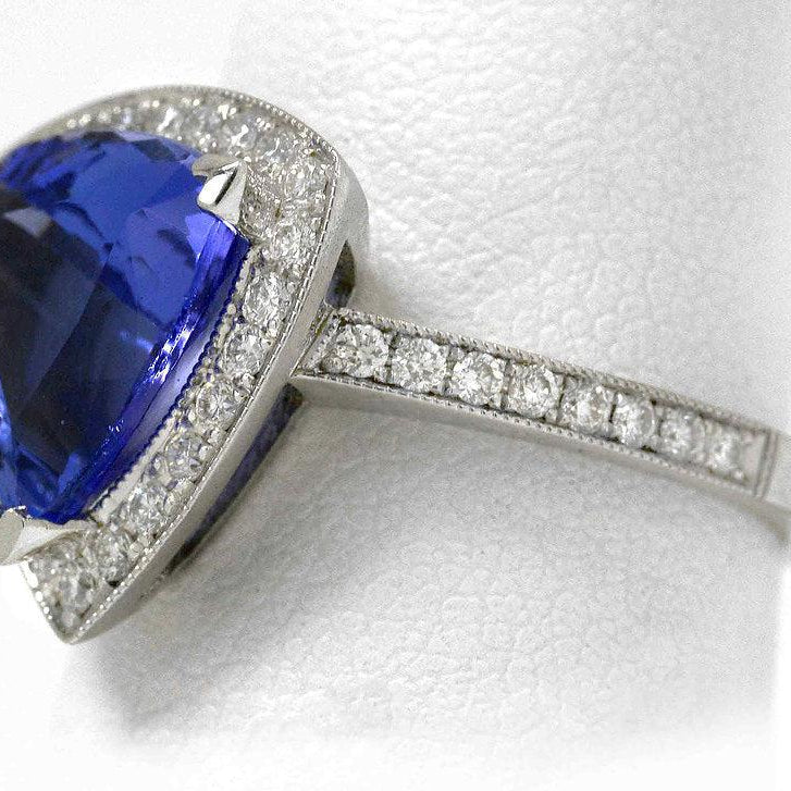 tanzanite engagement ring