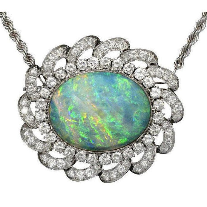 Vintage 33 Carat Opal Pendant