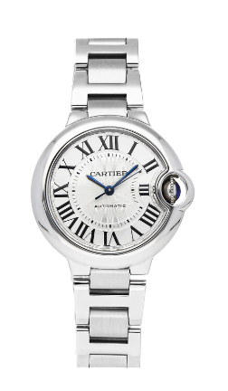 34mm Cartier Ballon Bleu Watch Stainless Steel