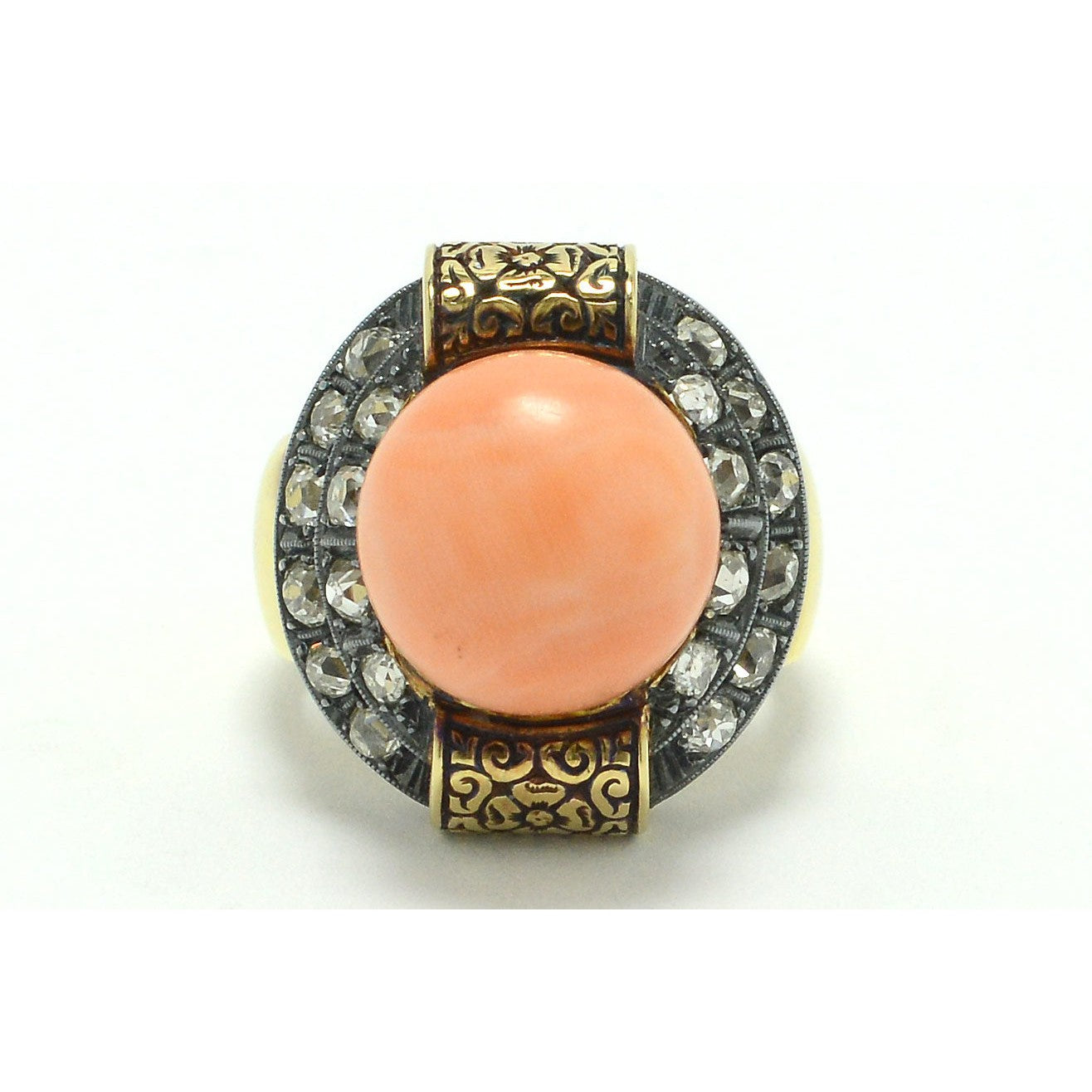Coral Cocktail Ring