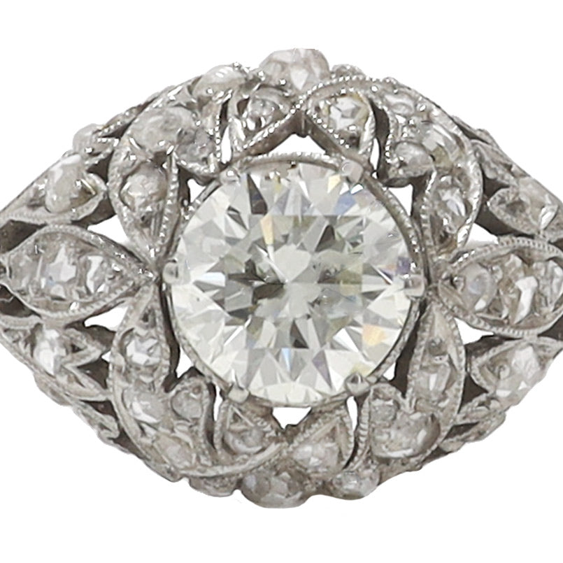 Filigree Diamond Ring