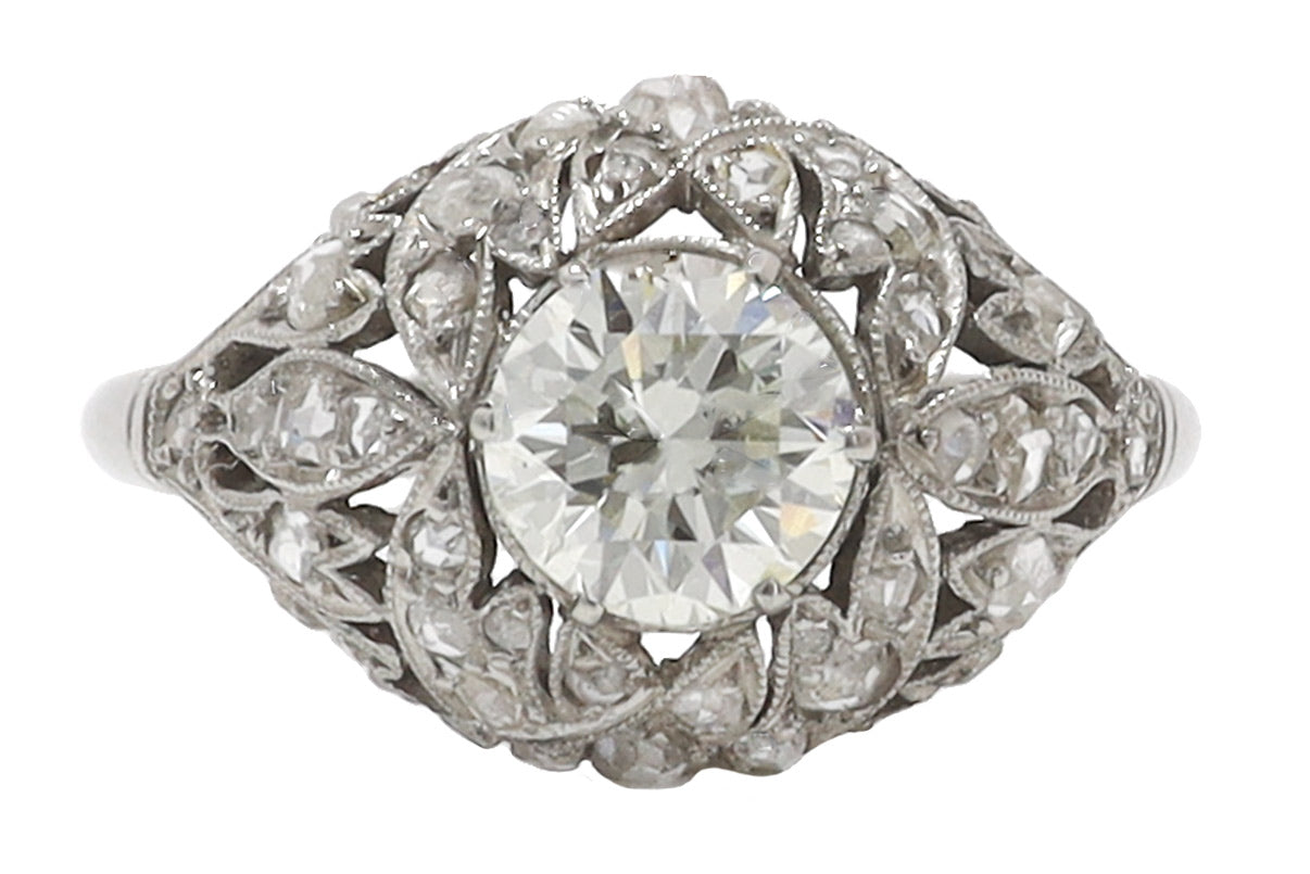 Filigree Diamond Ring