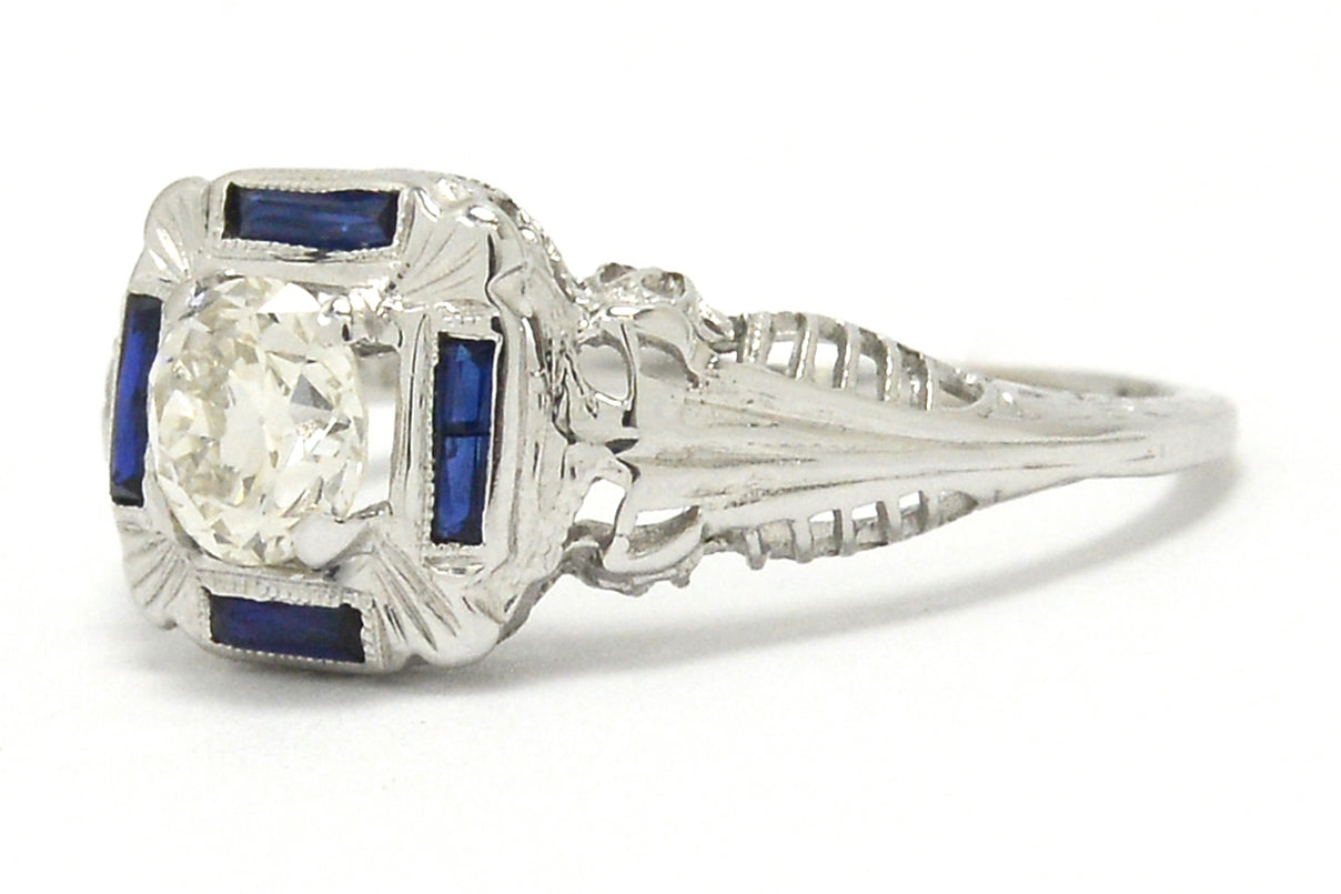 Square Engagement Ring