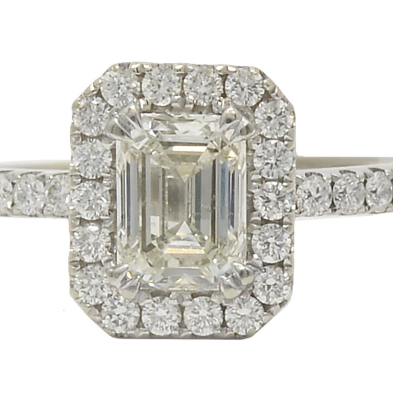 Emerald Cut Diamond Ring