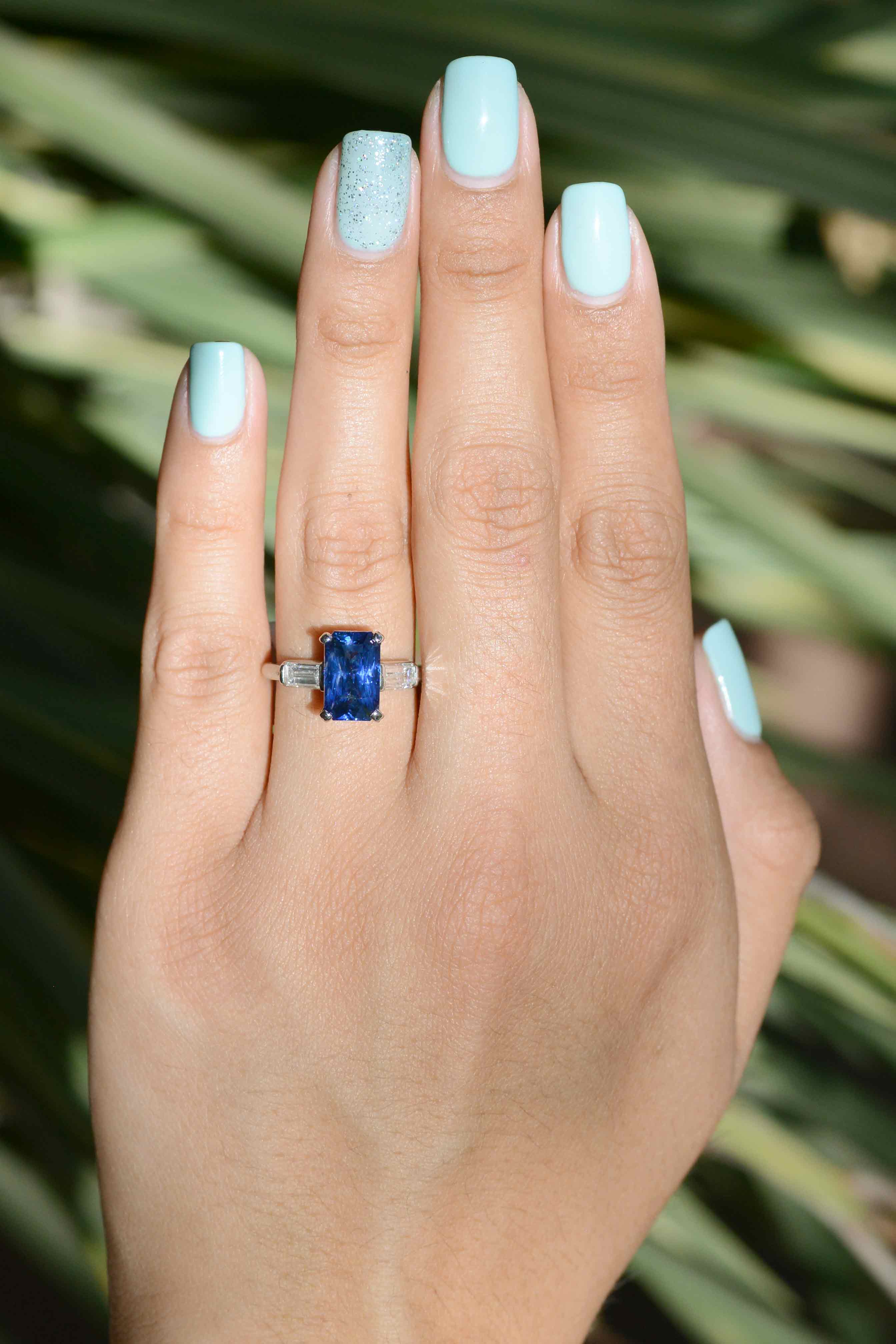 Sapphire Engagement Ring