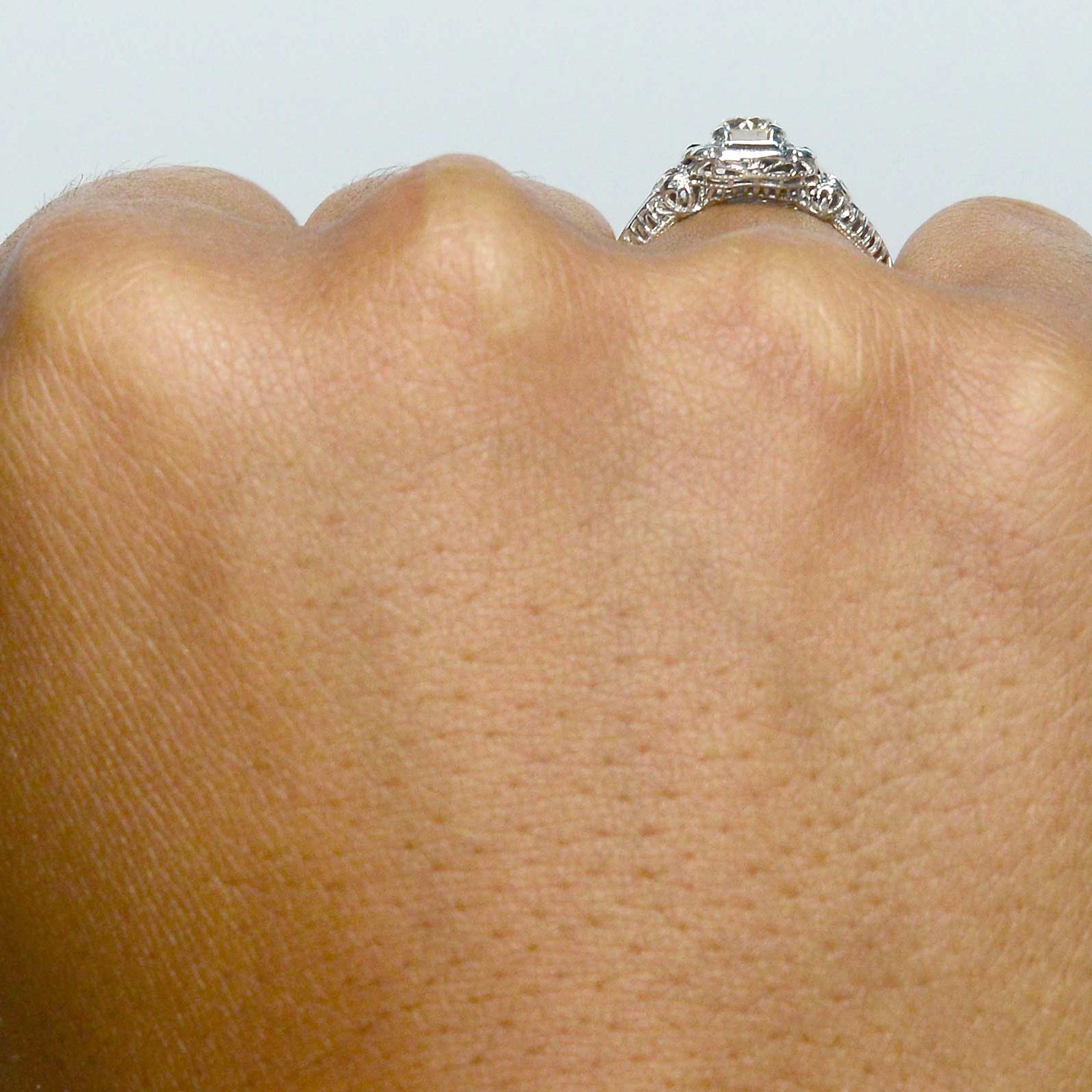 Square Engagement Ring