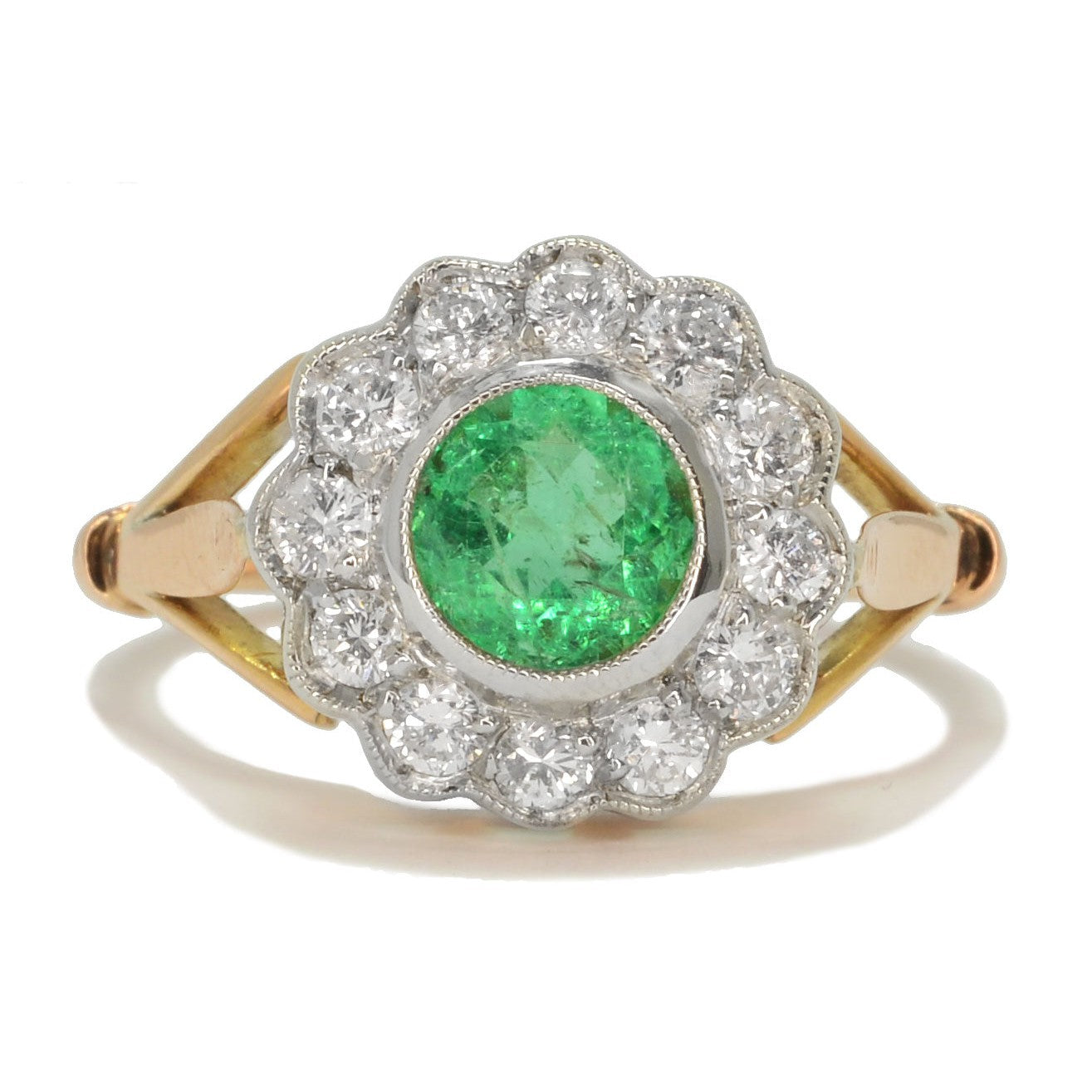 Emerald Engagement Ring