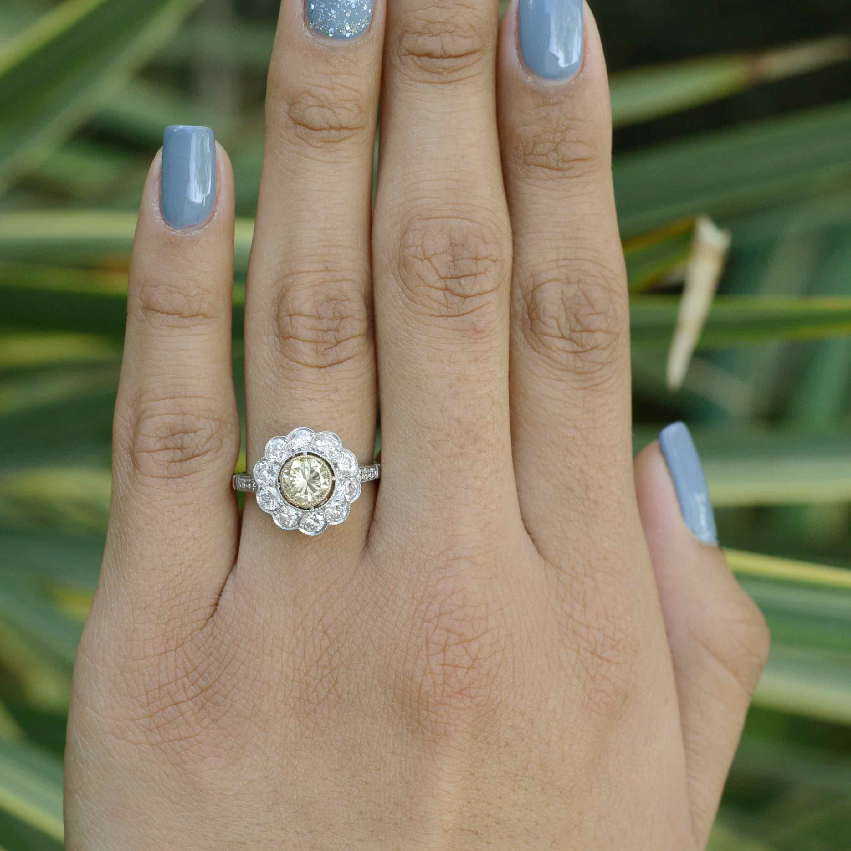 Art Deco Engagement Ring