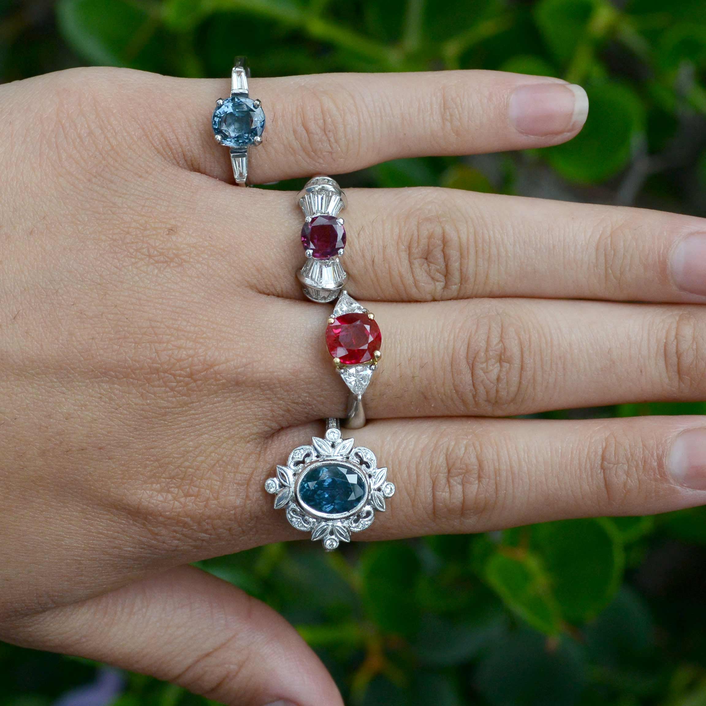 Ruby Engagement Ring