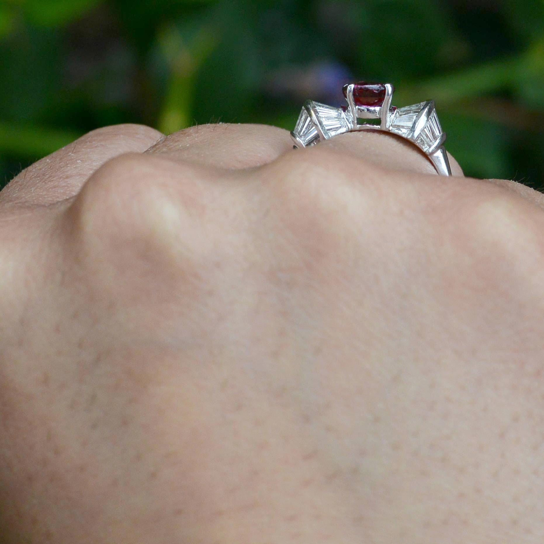 Ruby Engagement Ring